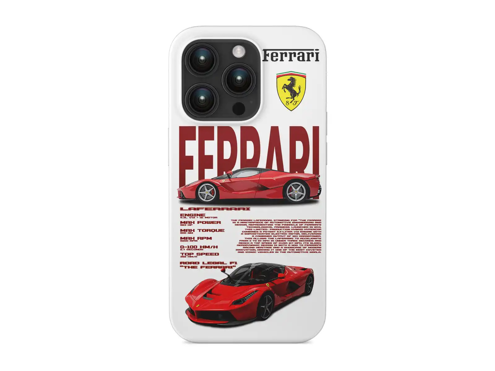 Ferrari LAFERRARI iPhone Case Pro Max Limited